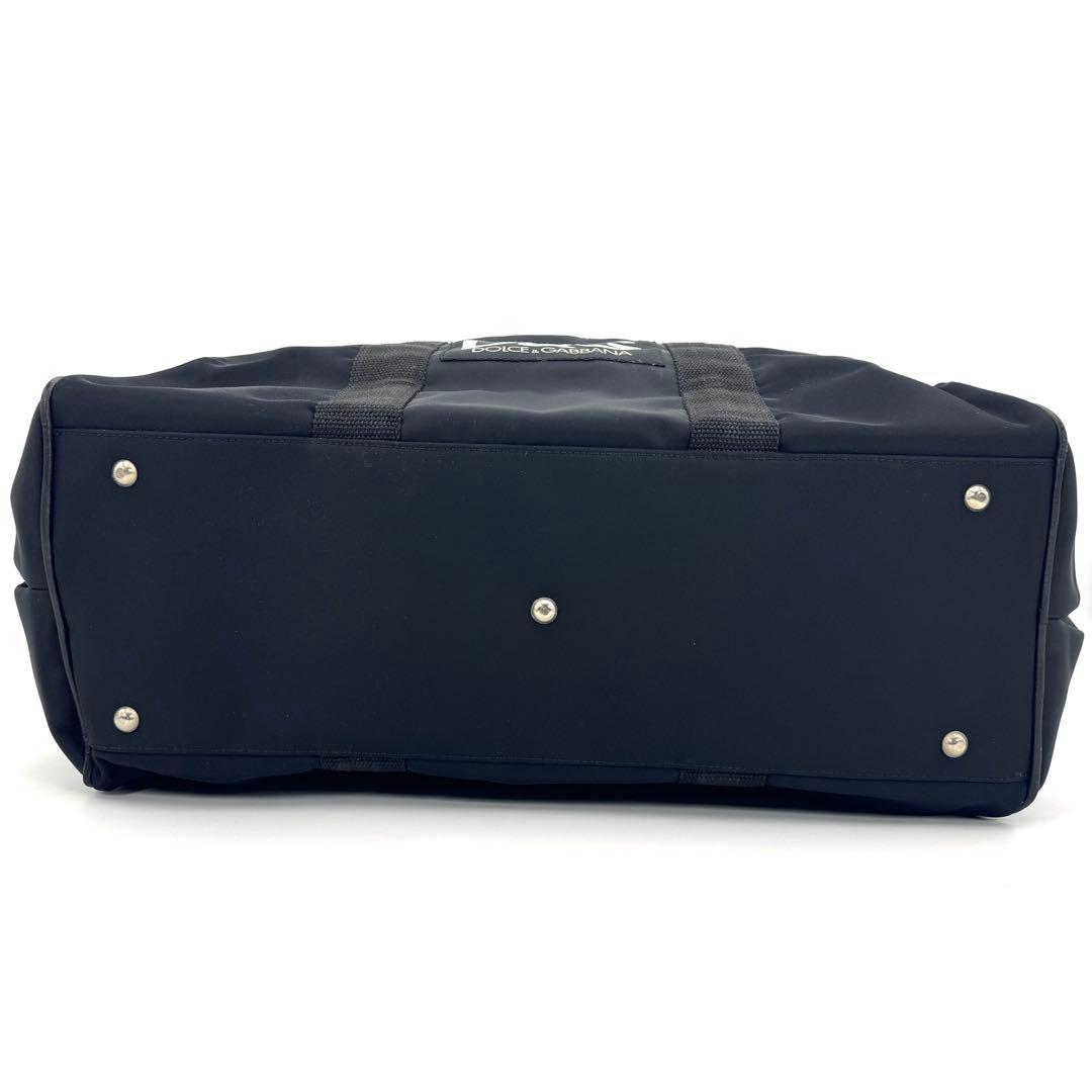 ✨美品✨D&G ボストンバッグ ハンドバッグ 旅行バッグ ロゴ 大容量 ブラック