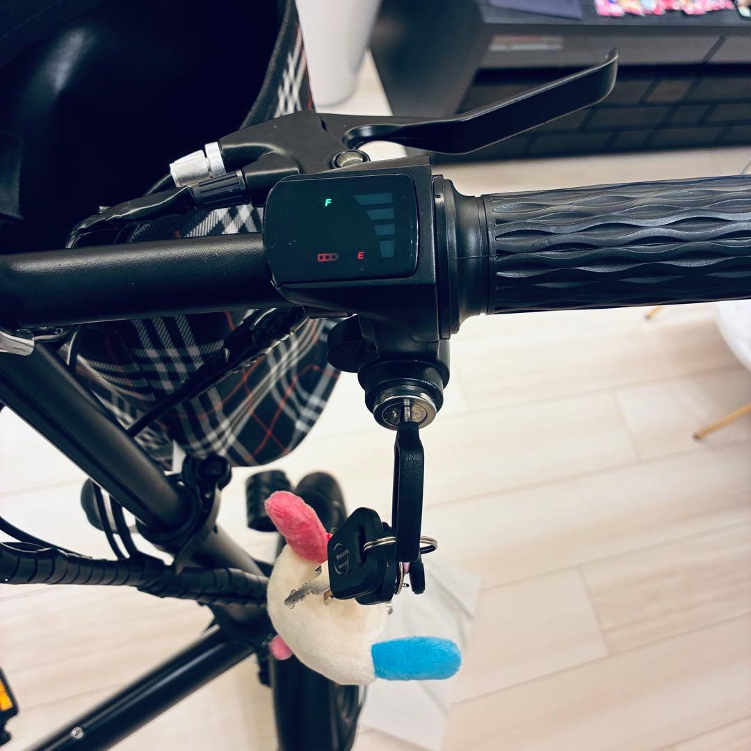 折りたたみ式電動アシスト自転車 黒