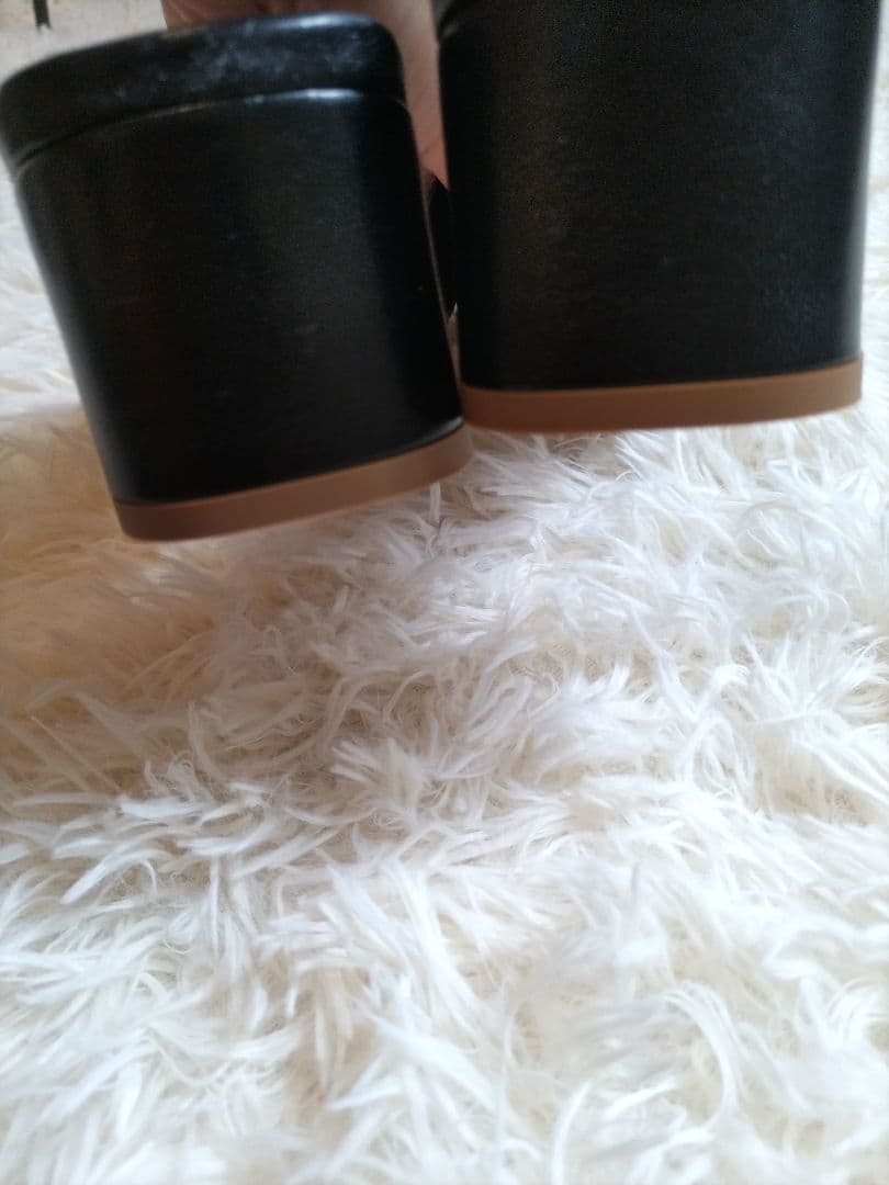 【美品】39 ファビオルスコーニ ミュール サンダル ブラック 24cm