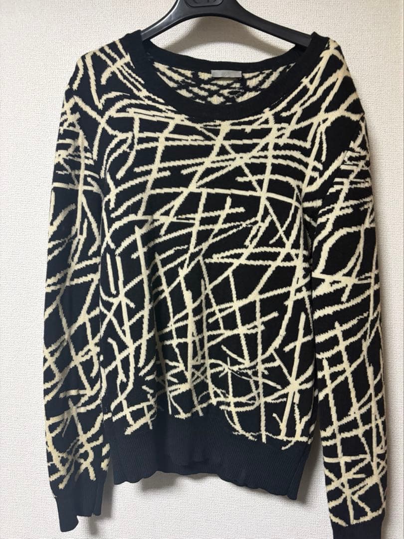 dior homme 2007AW ジオメトリックセーター　エディ期