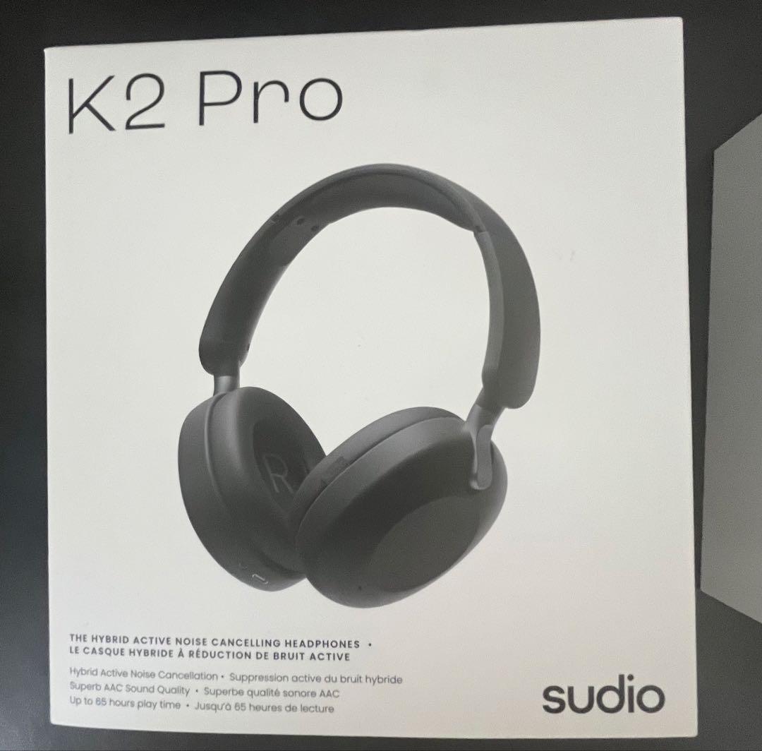 Sudio K2 Pro ワイヤレスヘッドホン ブラック ほぼ未使用