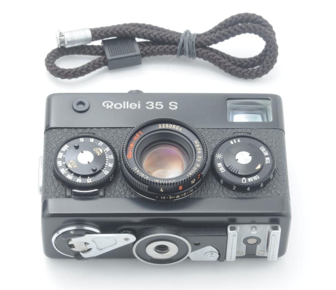 ★外観美品 Rollei 35s ブラック 露出計NG ストラップ★