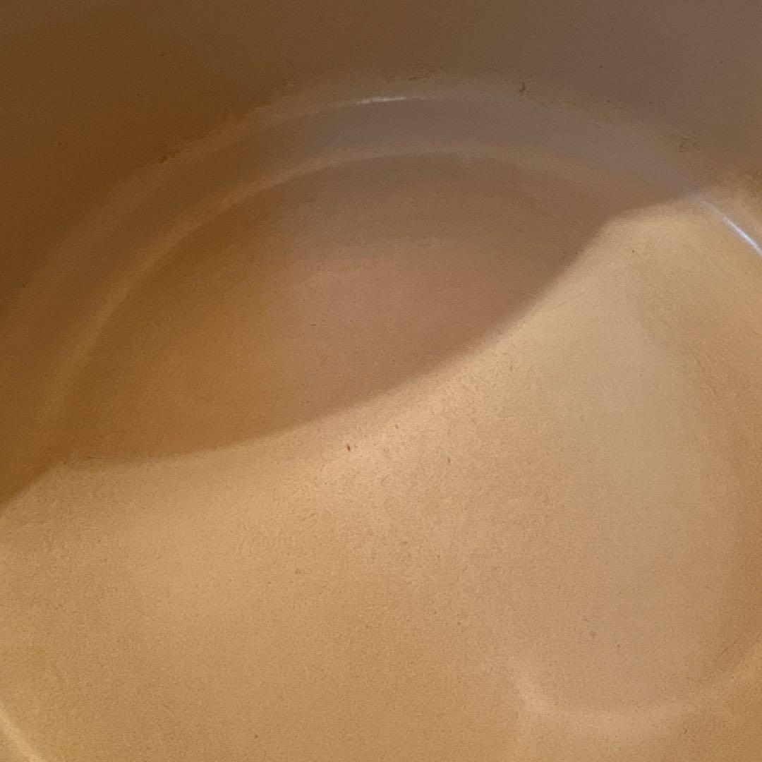 LE CREUSET ル・クルーゼ オレンジ 鋳鉄製 両手鍋 24cm