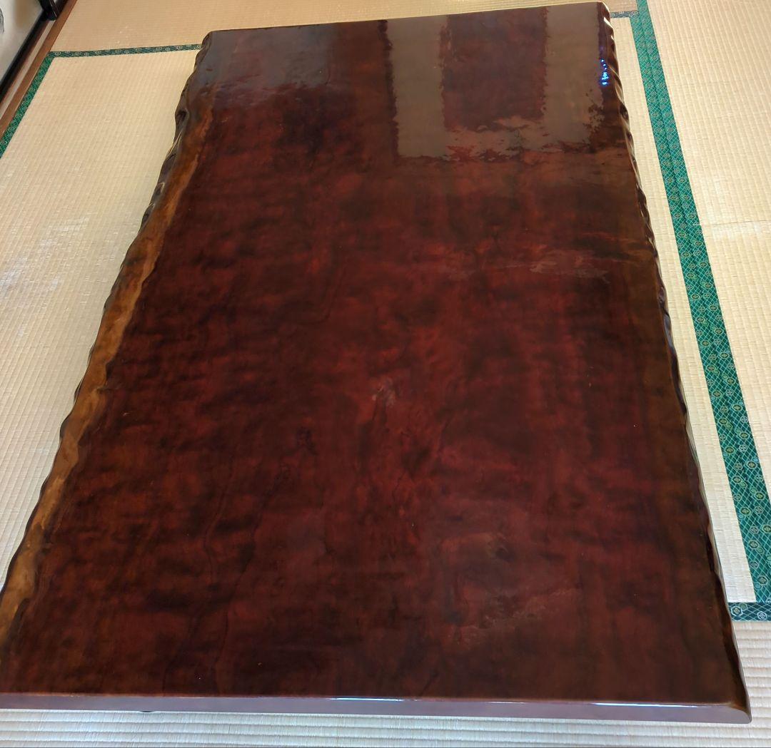 一枚板 座卓 (脚取り外し可能)