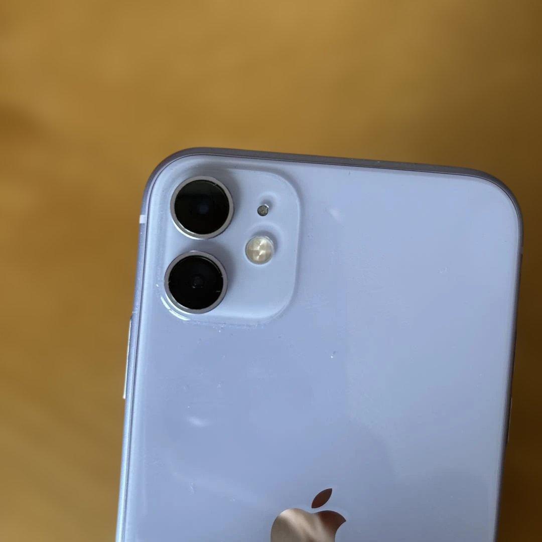 iPhone11本体 64GB SIMフリー バッテリー71% パープル