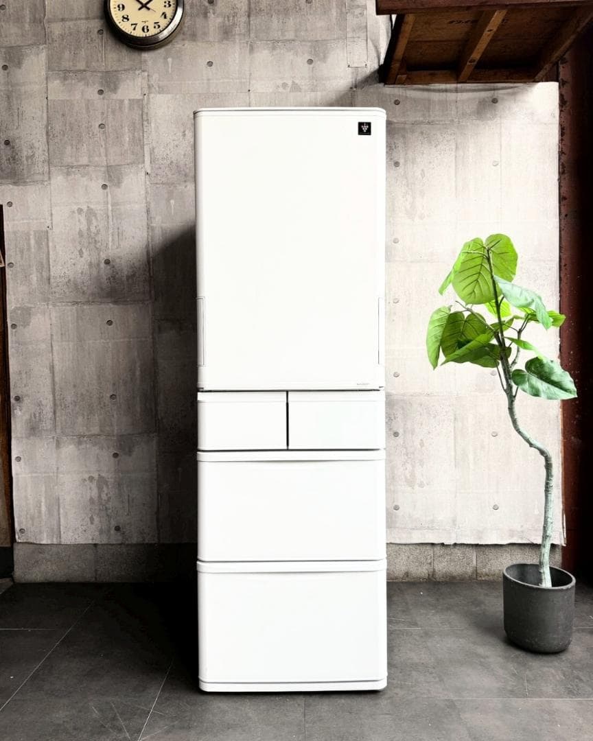 設置まで✨ SHARP ファミリー用大型冷蔵庫 412L✨ 2024年製⭕️