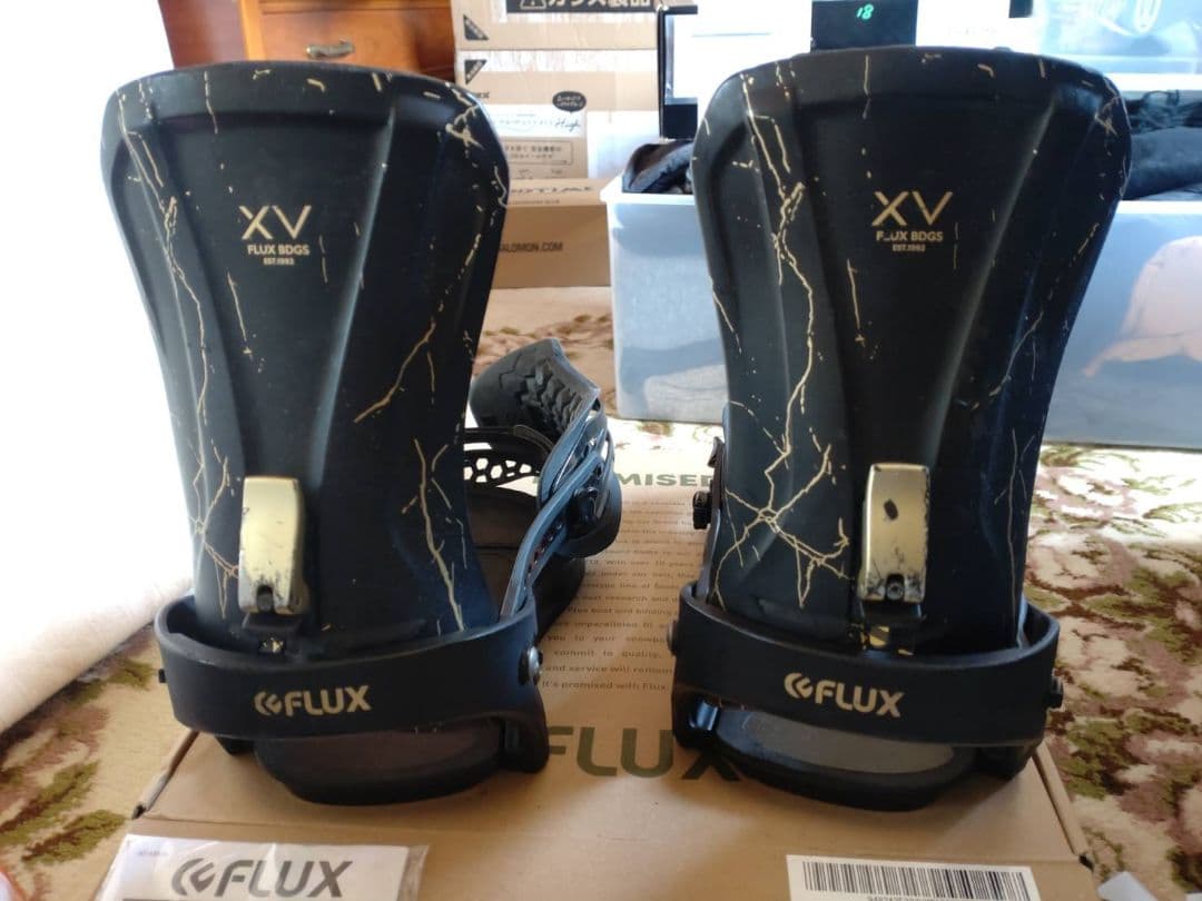 【美品】FLUX XV M ブラック スノーボードビンディング