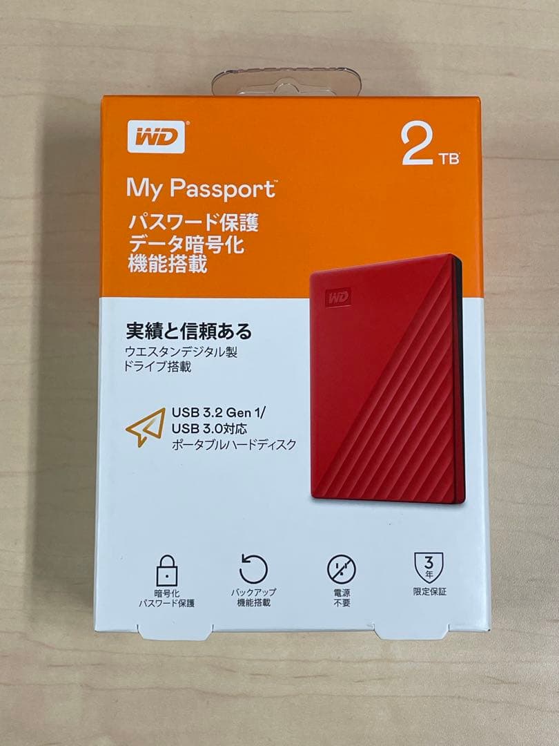 【★宇宙★様 】 WD社 My Passport HDD 2TB×3個