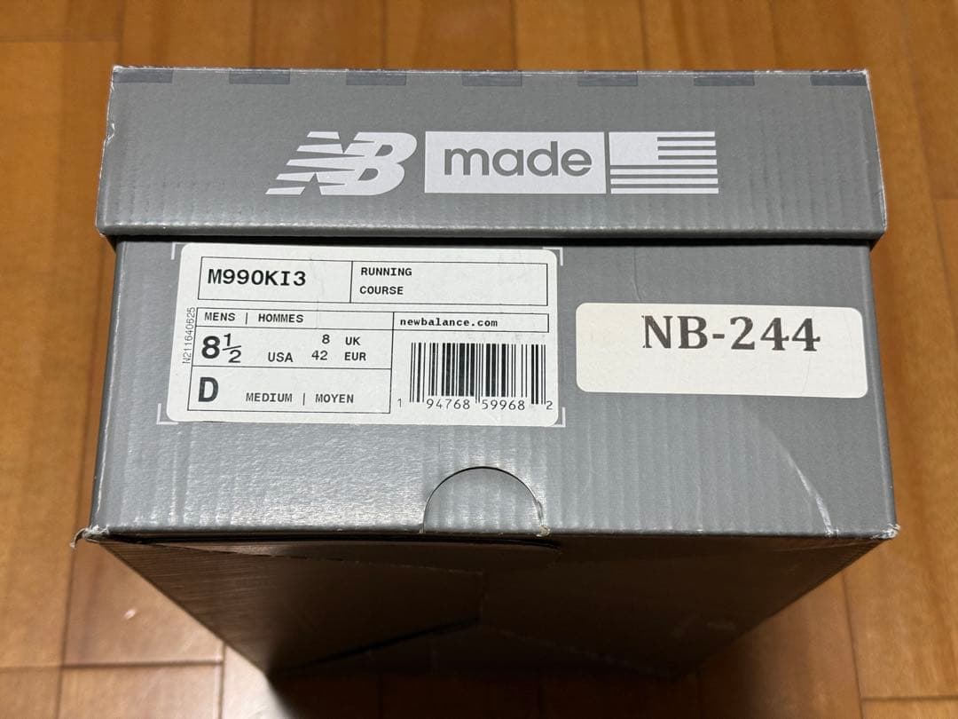 KITH FIEG × New Balance 990V3 Genesis ロニ