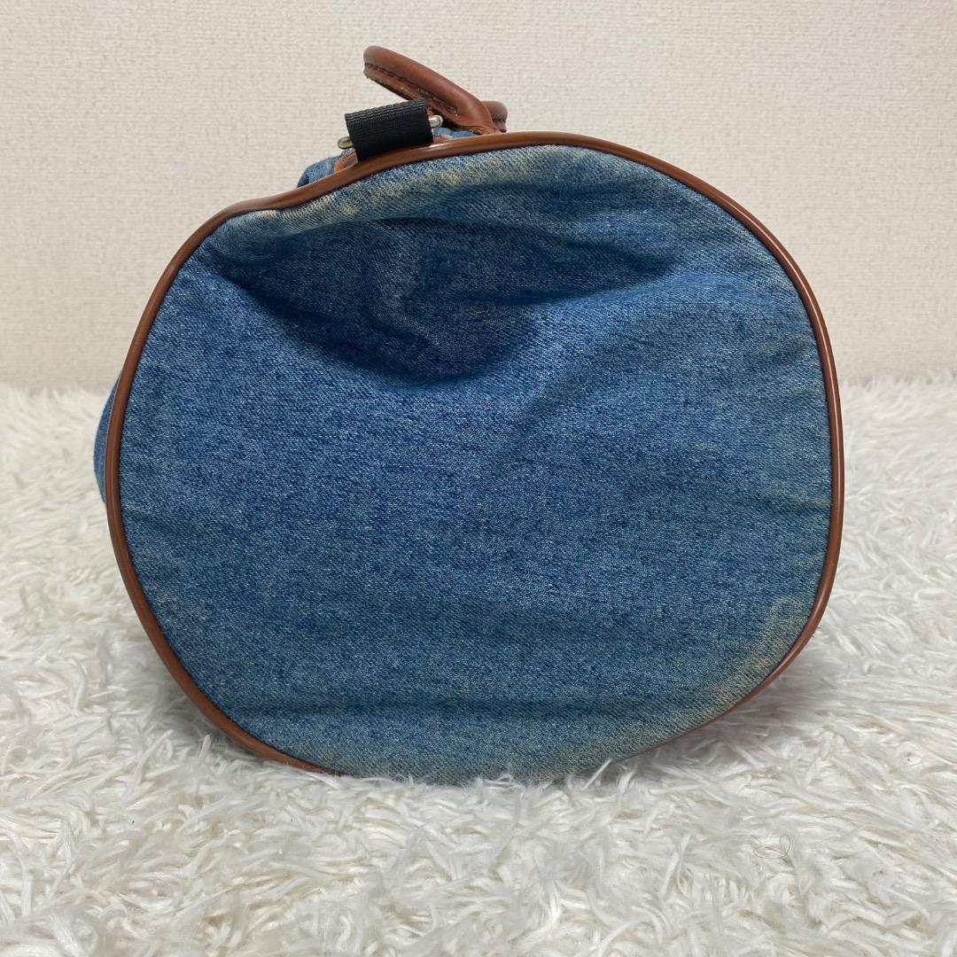 【希少】80s ビンテージエルエルビーン　デニム×レザー　ボストンバッグ