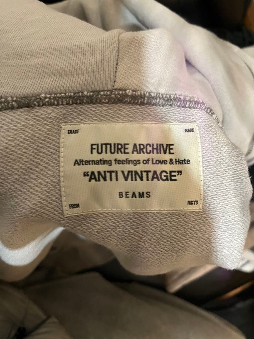 De-void* × FUTURE ARCHIVE / ZIP HOODIE