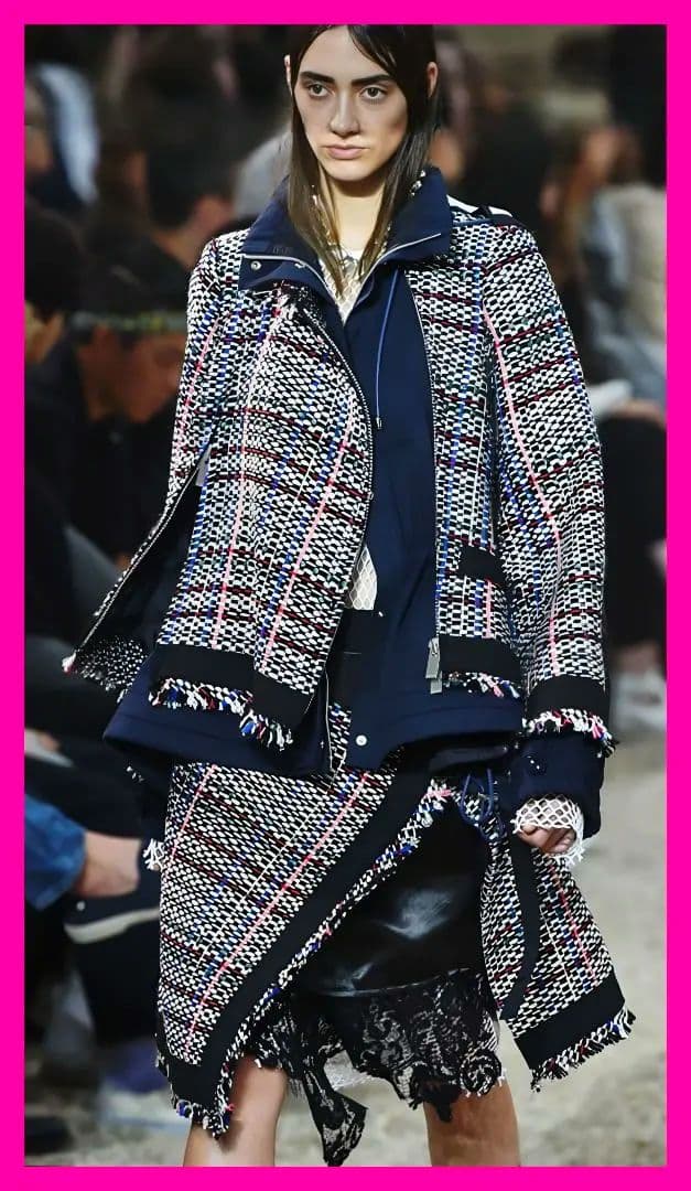 新品15万sacaiコレクションライン ランウェイ品 型違い ジャケット サカイ