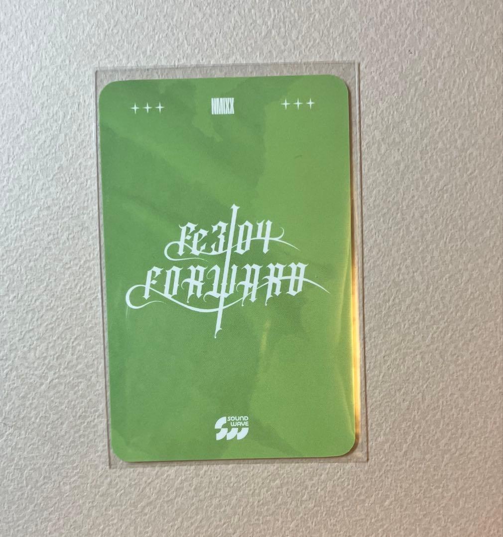 NMIXX リリー　くちぱっち　soundwave トレカ　forward