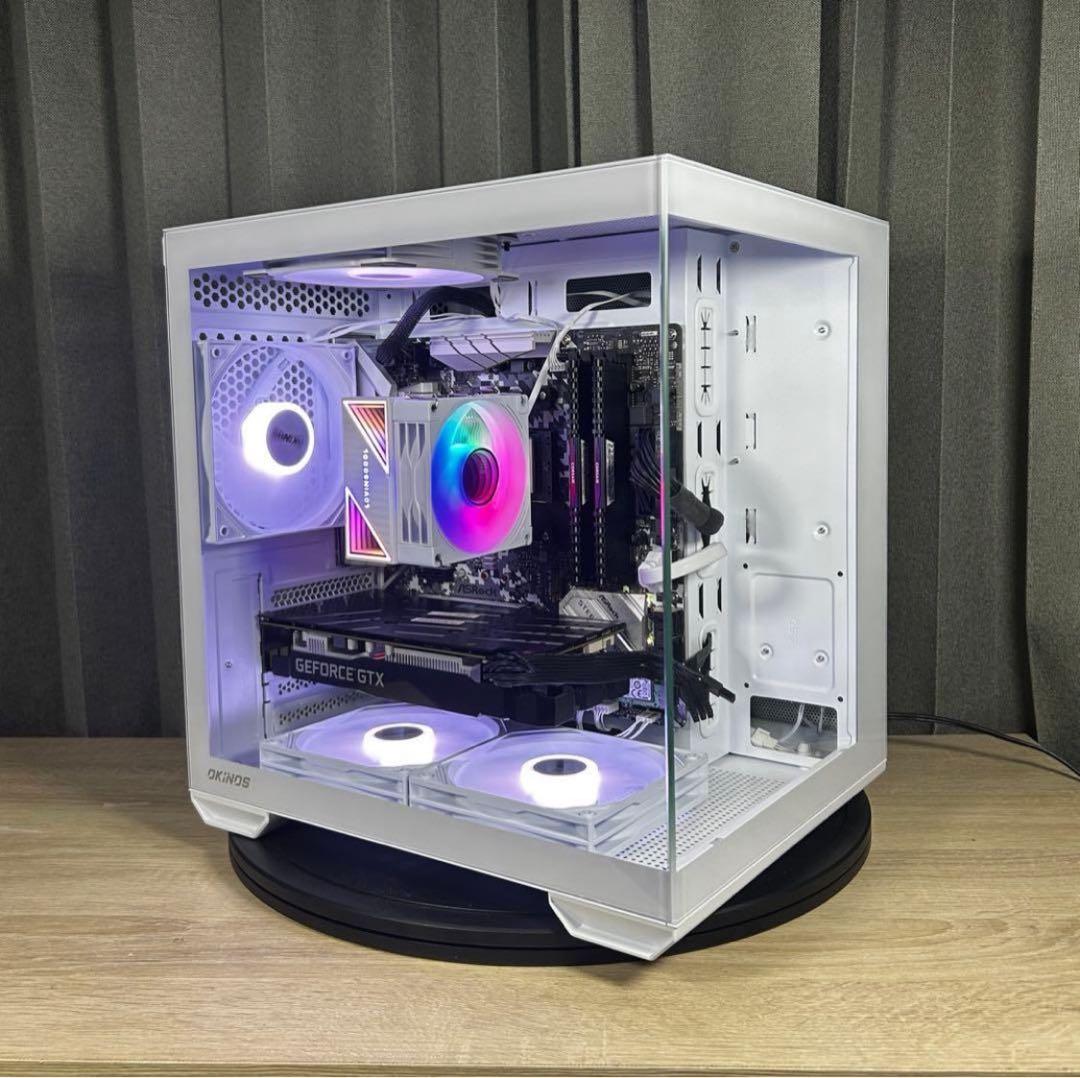 超高性能 光る 白ゲーミングPC Ryzen GTX1660 Windows11