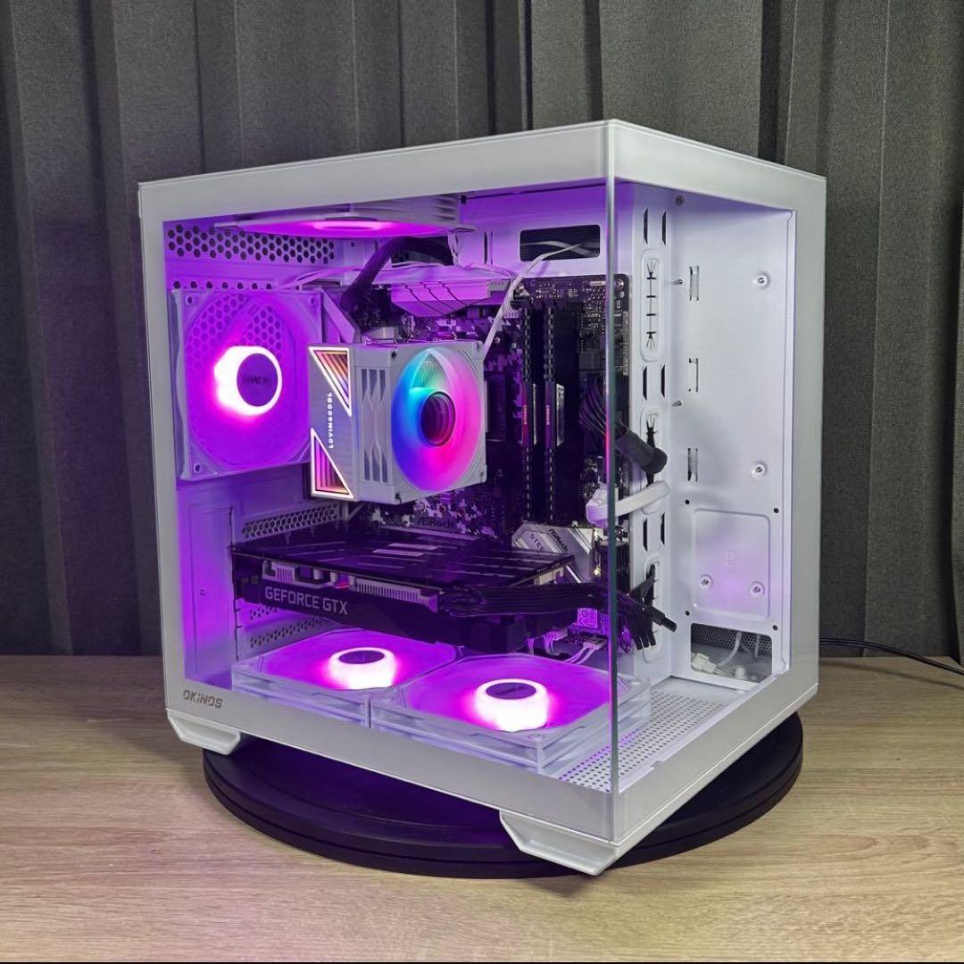 超高性能 光る 白ゲーミングPC Ryzen GTX1660 Windows11