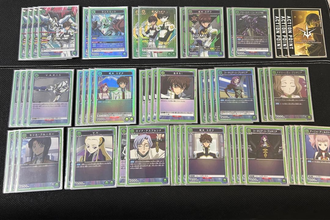 ユニオンアリーナ コードギアス 緑スザクランスロットデッキ 構築済み AP付き