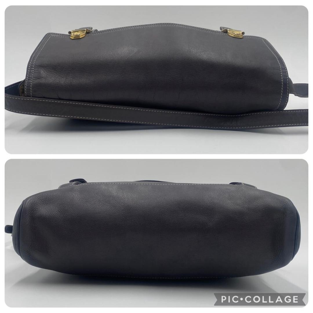 極美品 ロエベ アナグラム ショルダー メッセンジャーバッグ クロスボディ