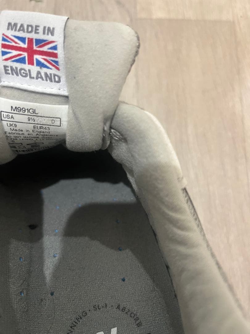 靴 new balance M991GL 27.5