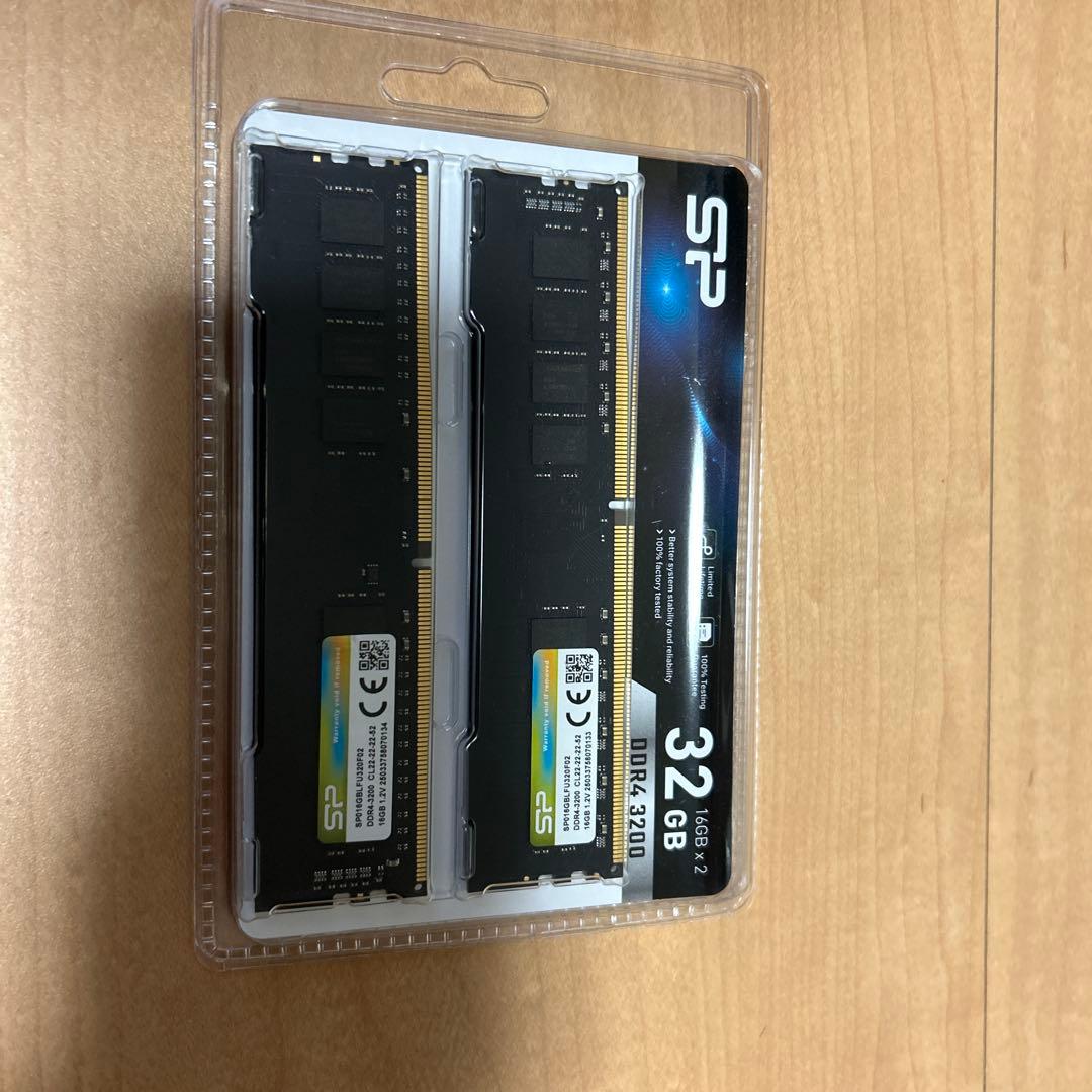SP DDR4 3200 32GB (2x16GB) メモリキット