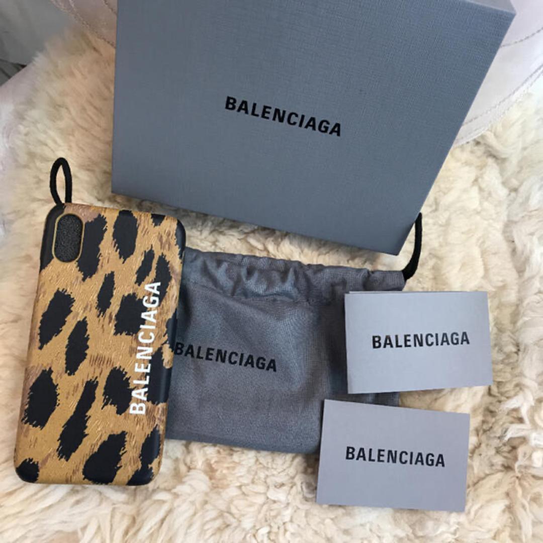 ☆新品☆バレンシアガ　スマホケース　iPhoneX、XS