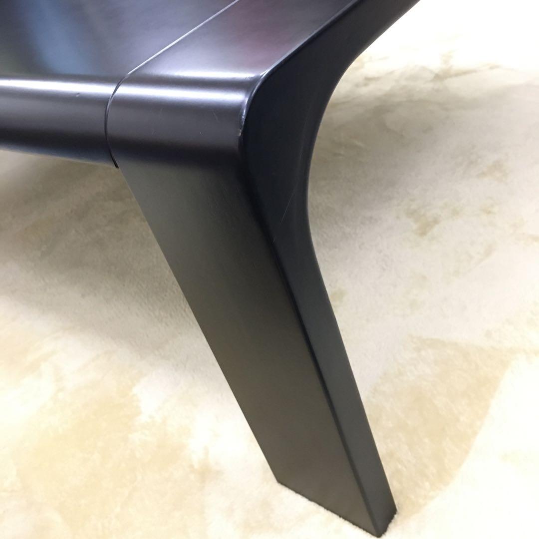 天童木工 ローテーブル 座卓 曲がり木 ブラウン