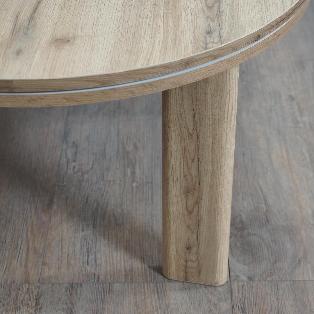 フォロー割【新品】円形こたつテーブル Moneモネ ＆ 布団 Lunaルナ