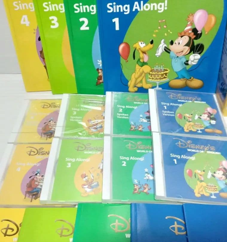 美品多数　2018　DWE　ディズニー英語システム　シングアロングセット　新子役