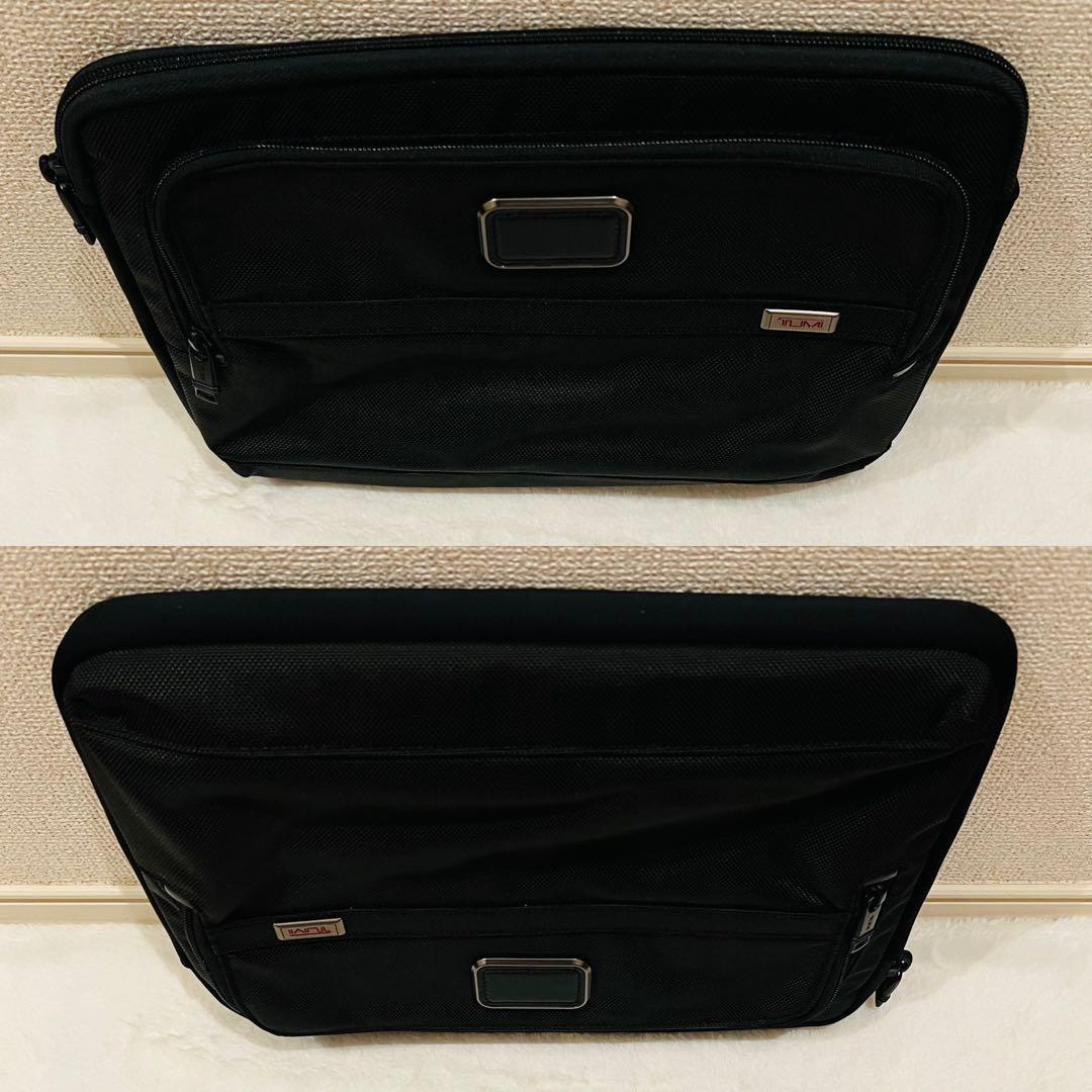 【未使用に近い】TUMI ALPHA3 PCケース ブラック A4サイズ収納可