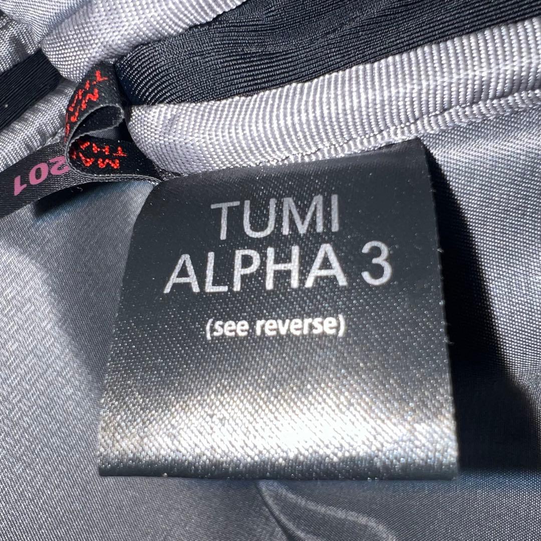 【未使用に近い】TUMI ALPHA3 PCケース ブラック A4サイズ収納可
