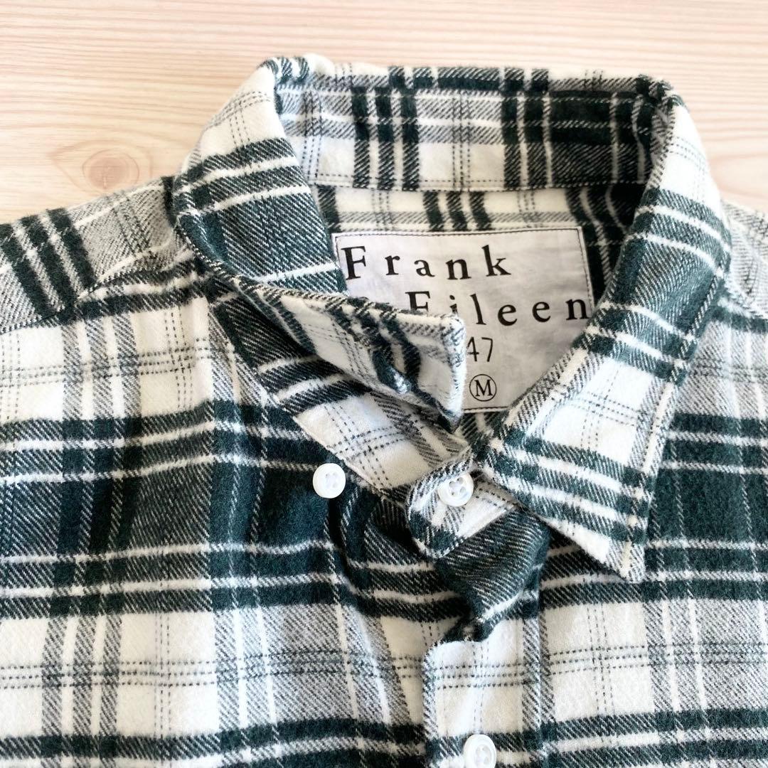 美品 Frank&Eileen FINBAR ボタンダウン チェックネルシャツ