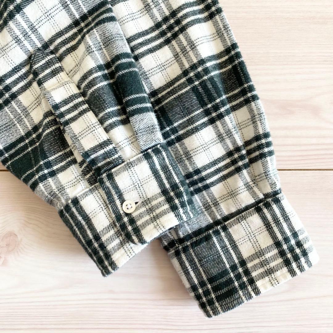 美品 Frank&Eileen FINBAR ボタンダウン チェックネルシャツ