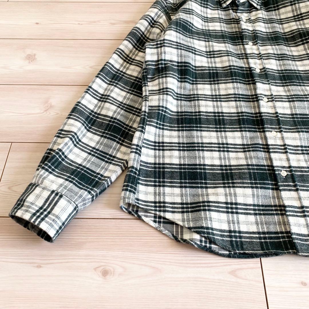 美品 Frank&Eileen FINBAR ボタンダウン チェックネルシャツ