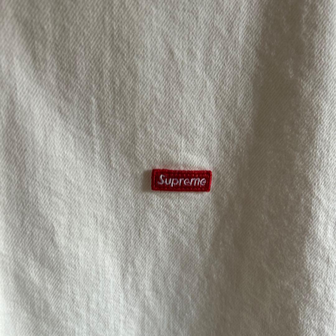 Supreme ホワイト 長袖シャツ