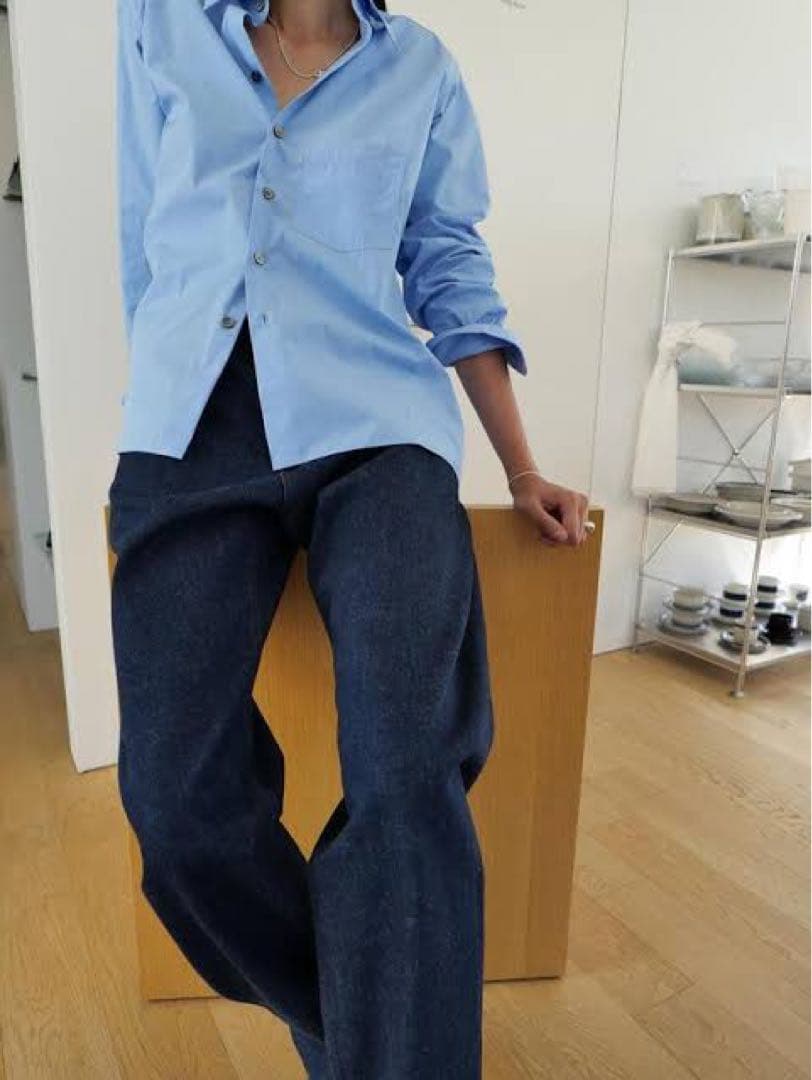 トップス MEDIUM BLUE CAMPO SHIRT