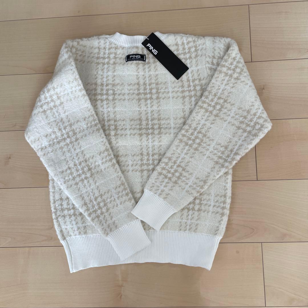 【新品】PING チェック柄 ニットセットアップ