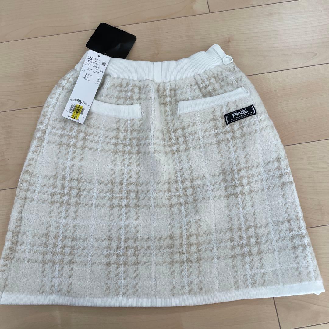 【新品】PING チェック柄 ニットセットアップ