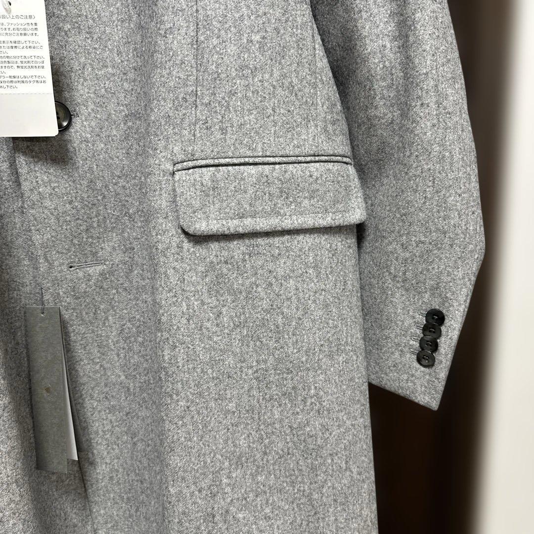【新品】BOGLIOLI チェスターコート　色 グレー　サイズ 48
