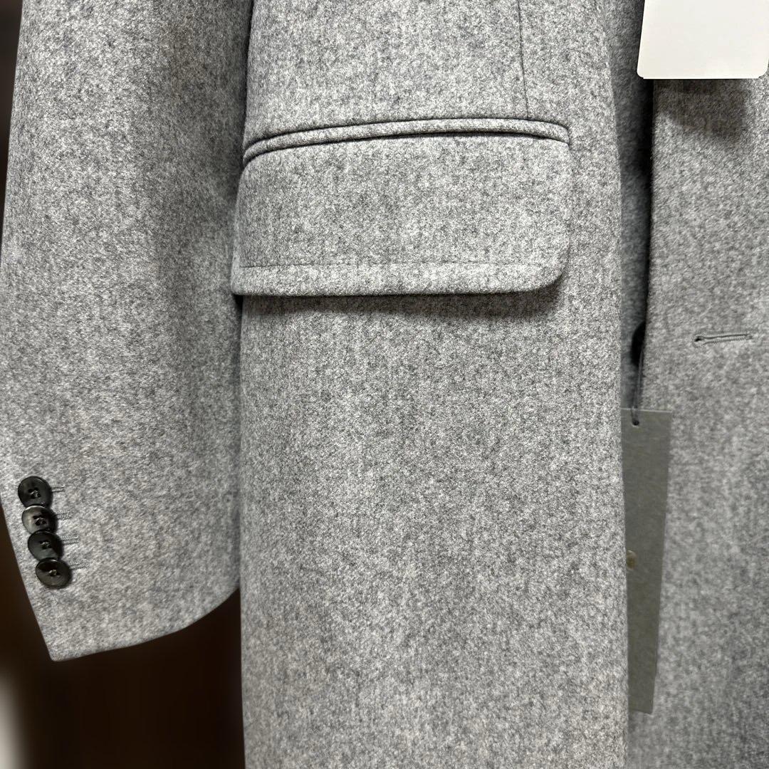 【新品】BOGLIOLI チェスターコート　色 グレー　サイズ 48
