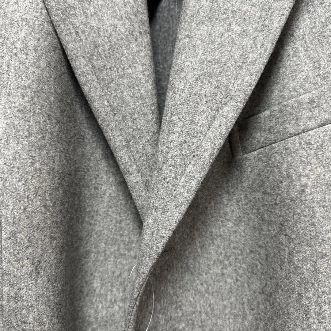 【新品】BOGLIOLI チェスターコート　色 グレー　サイズ 48