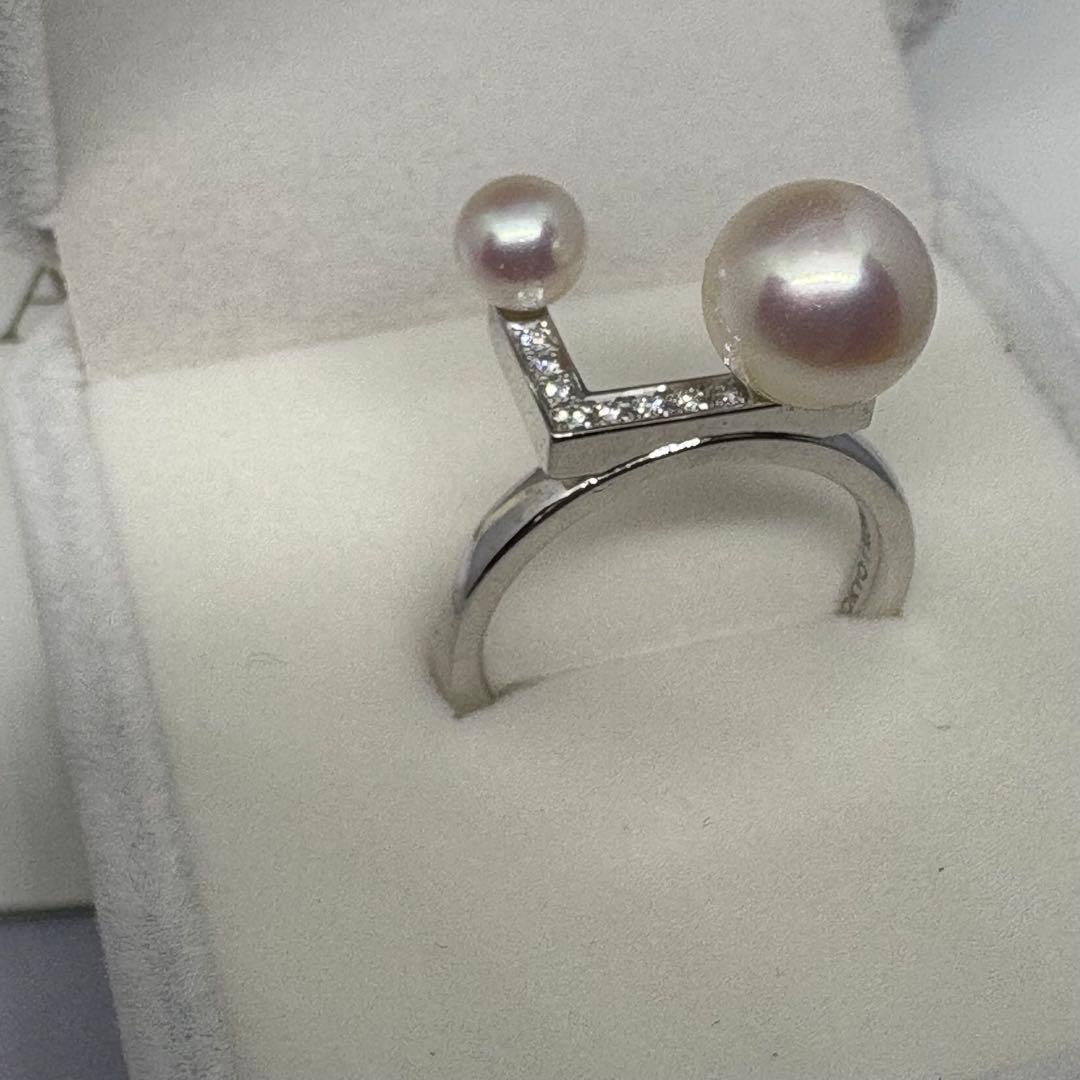 TASAKI バランスノート⭐︎パヴェパールリング　13号　ほぼ新品です