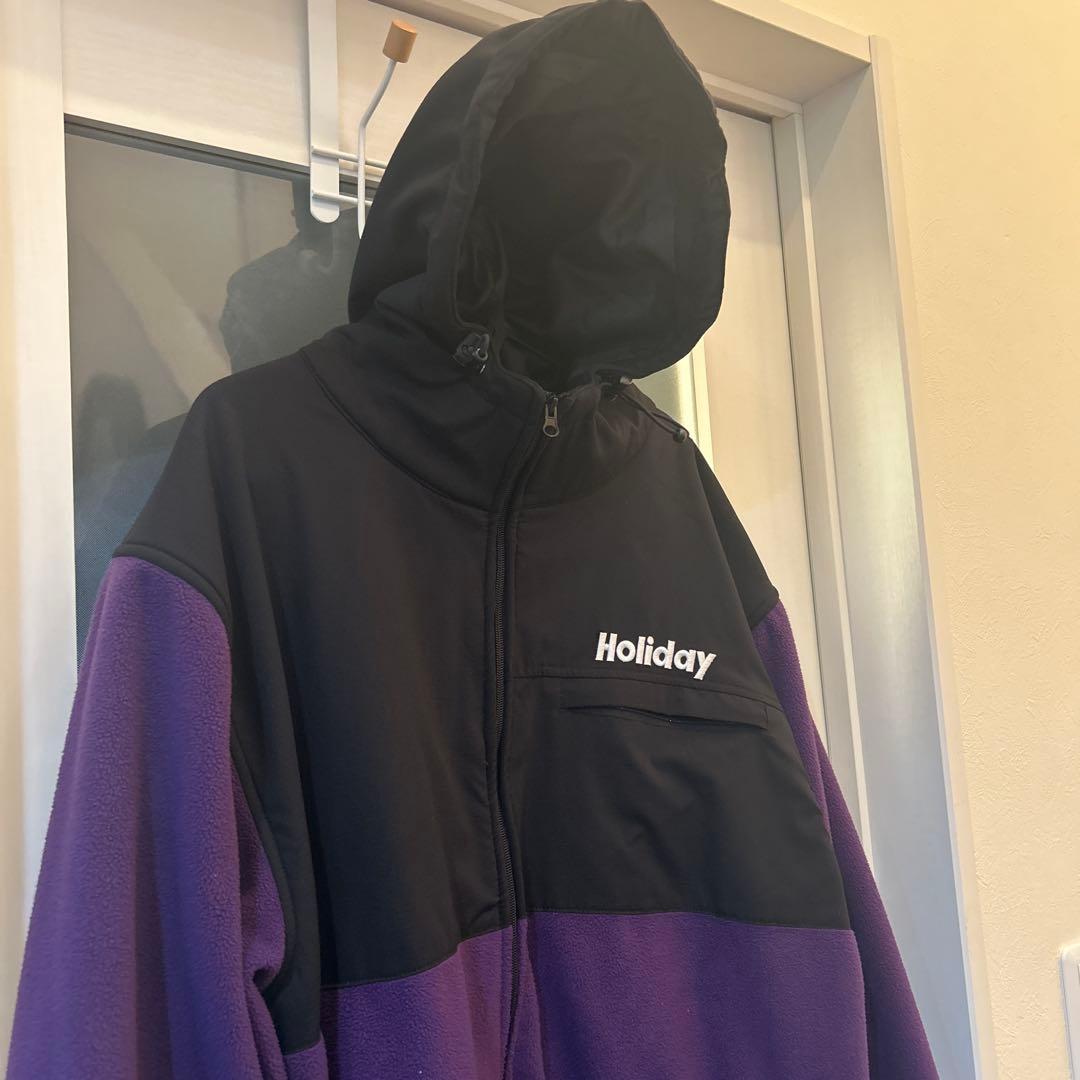 セール⚡️Holiday フリーススノーボードパーカーウェア☆ベンチレーション付き