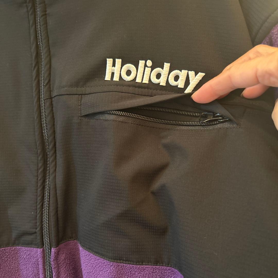 セール⚡️Holiday フリーススノーボードパーカーウェア☆ベンチレーション付き