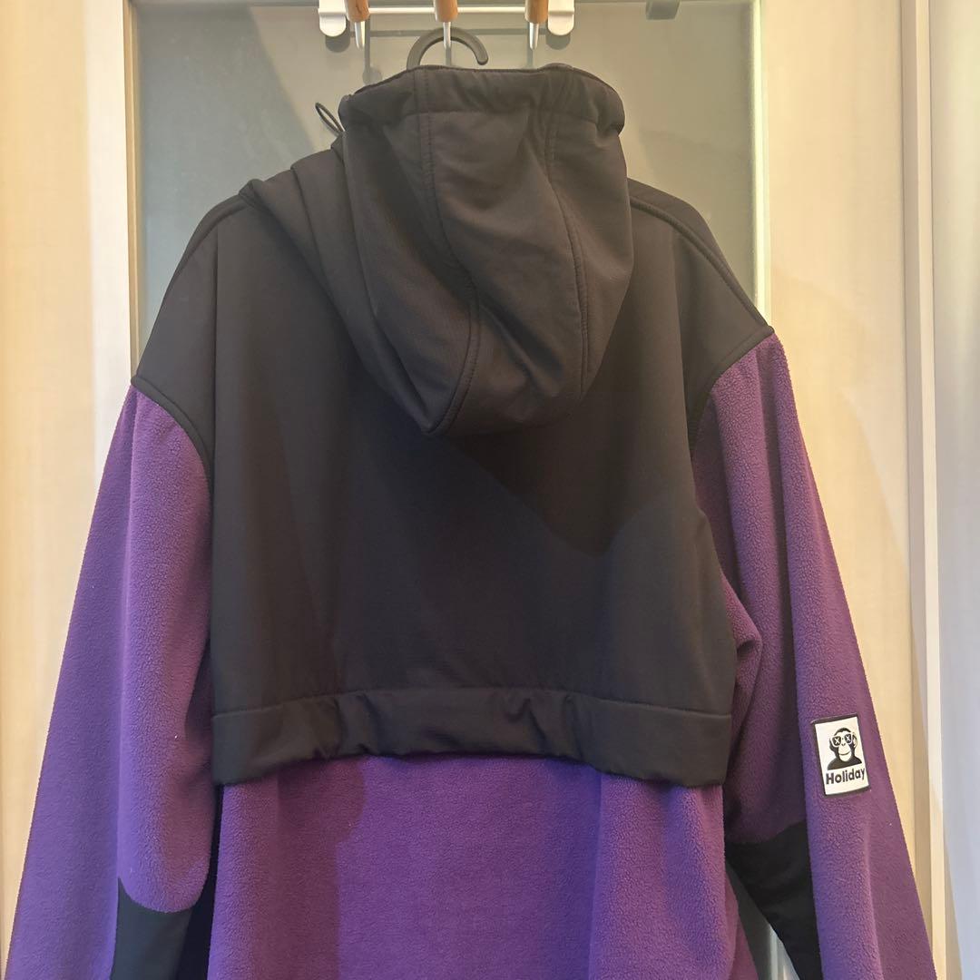 セール⚡️Holiday フリーススノーボードパーカーウェア☆ベンチレーション付き