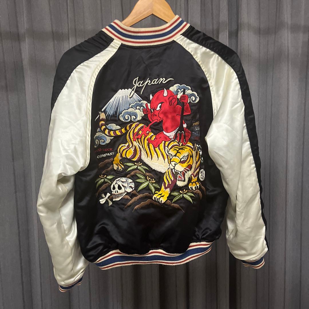 Ted man ハロウィン スカジャン ベロア　リバーシブル