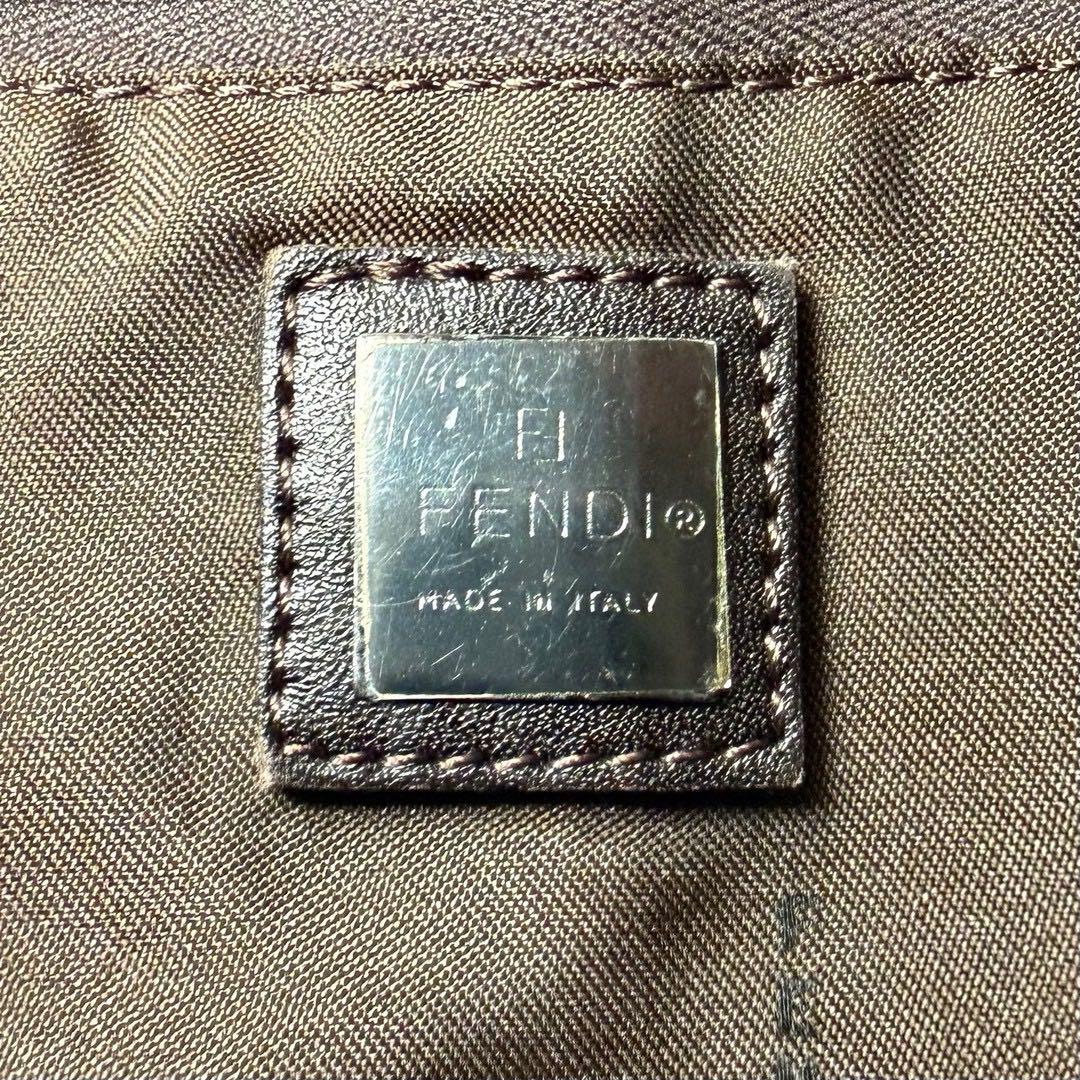 フェンディ ズッカ ボストンバッグ ショルダーバッグ バッグ　キャンバス 総柄