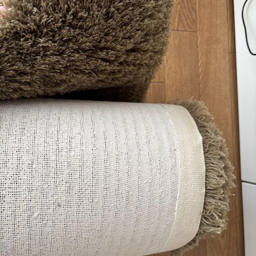 【新品】MOMO NATURAL(モモナチュラル)シャギーラグ　大判