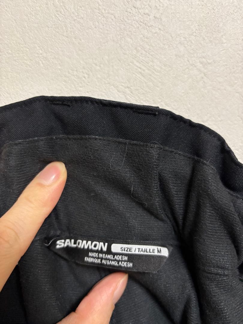 SALOMON スノーボードパンツ ブラック スノーウェア