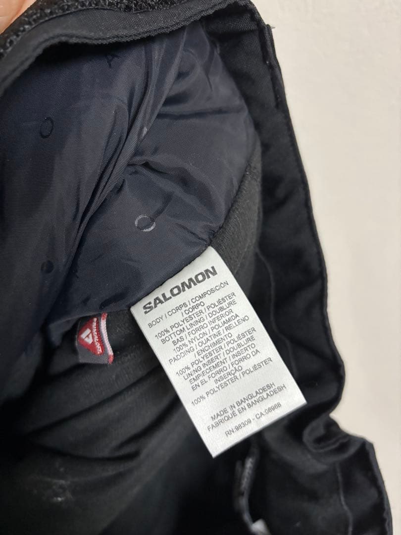 SALOMON スノーボードパンツ ブラック スノーウェア