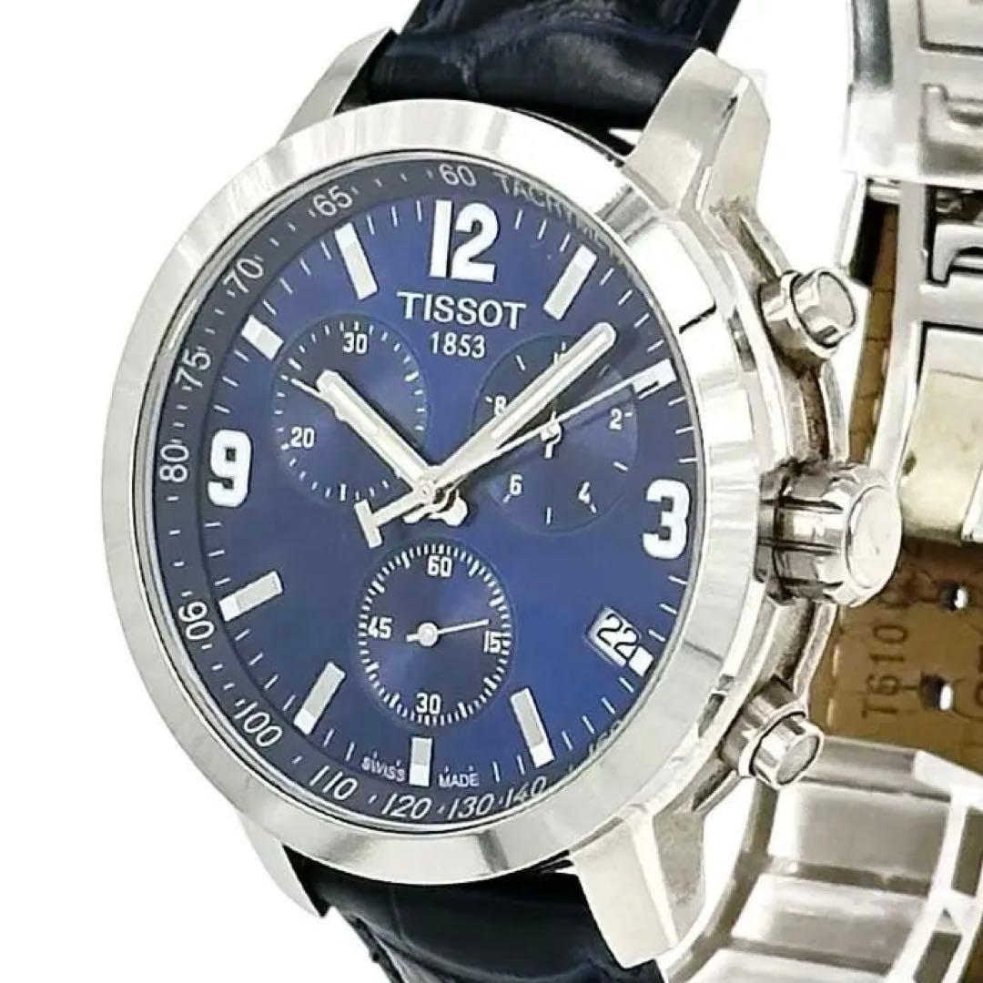 【美品】ティソ　Tスポーツ　トラディション　腕時計　クロノグラフ　メンズ