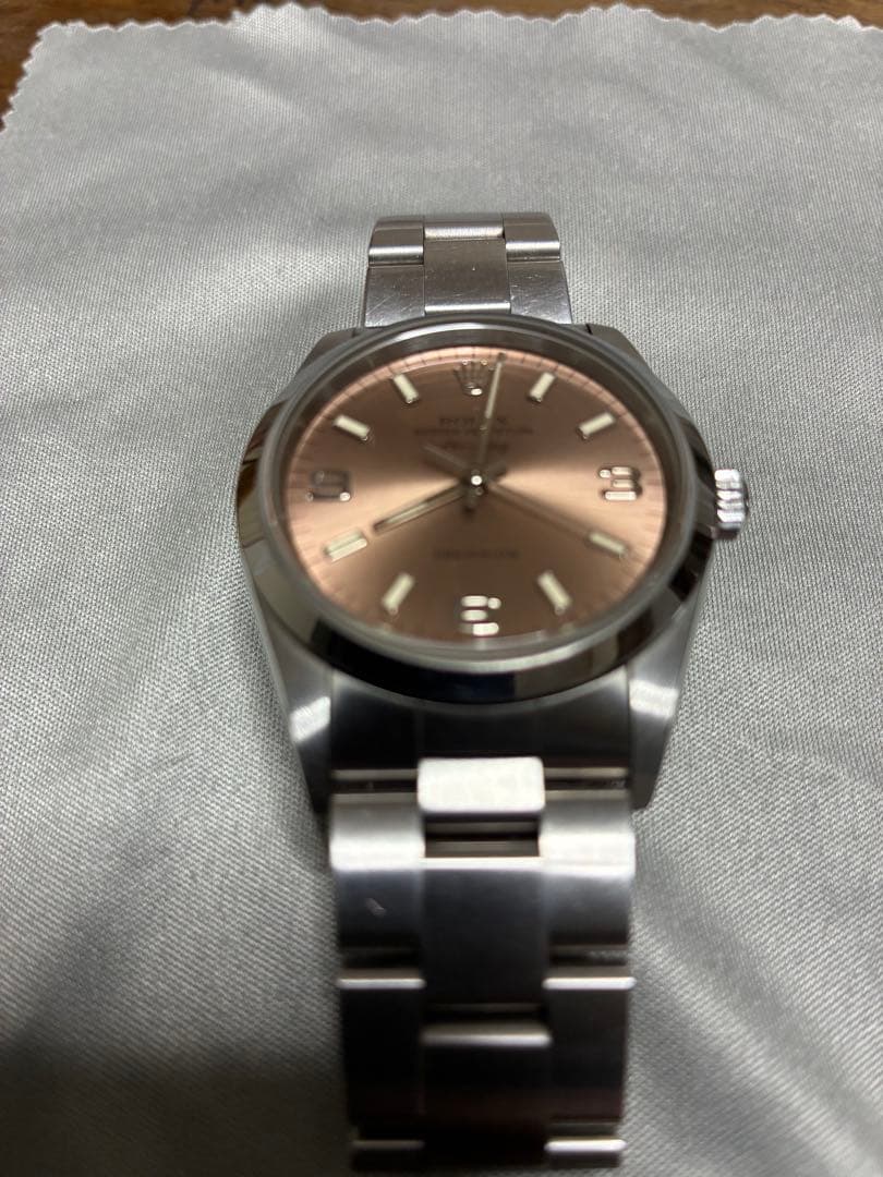 自動巻き ステンレススチール 時計 ローズゴールド